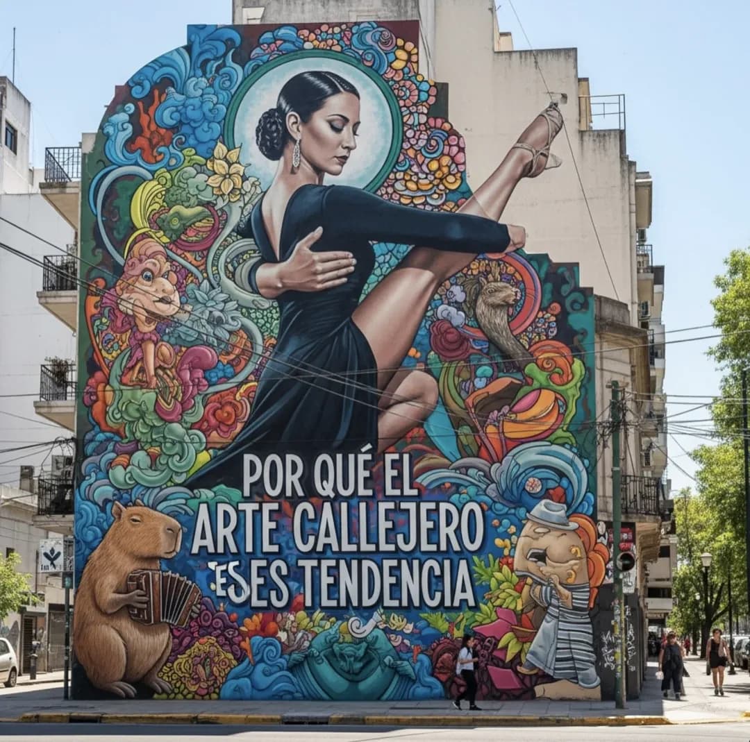 Por qué el arte callejero es tendencia en varias ciudades argentinas